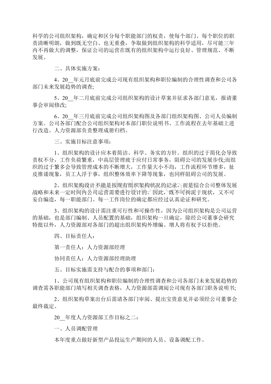 人力资源年度工作计划15篇.docx_第2页