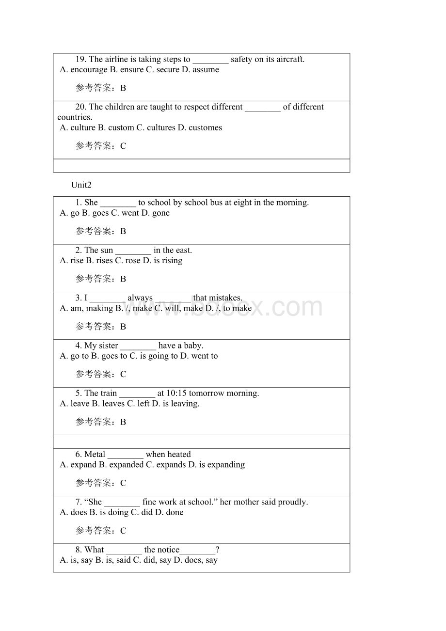 华南理工大学英语B二随堂练习.docx_第3页