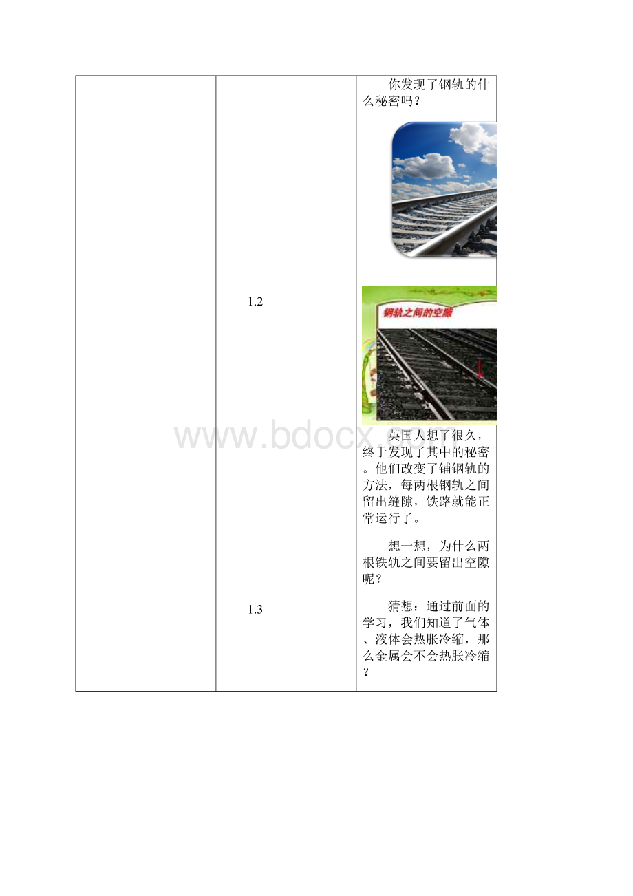 五年级下册科学教案 第二单元第5课金属的热胀冷缩 教科版Word下载.docx_第2页