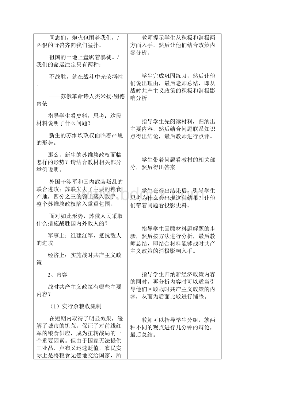 高中历史《社会主义建设道路的初期探索》教案7 人民版必修2.docx_第2页