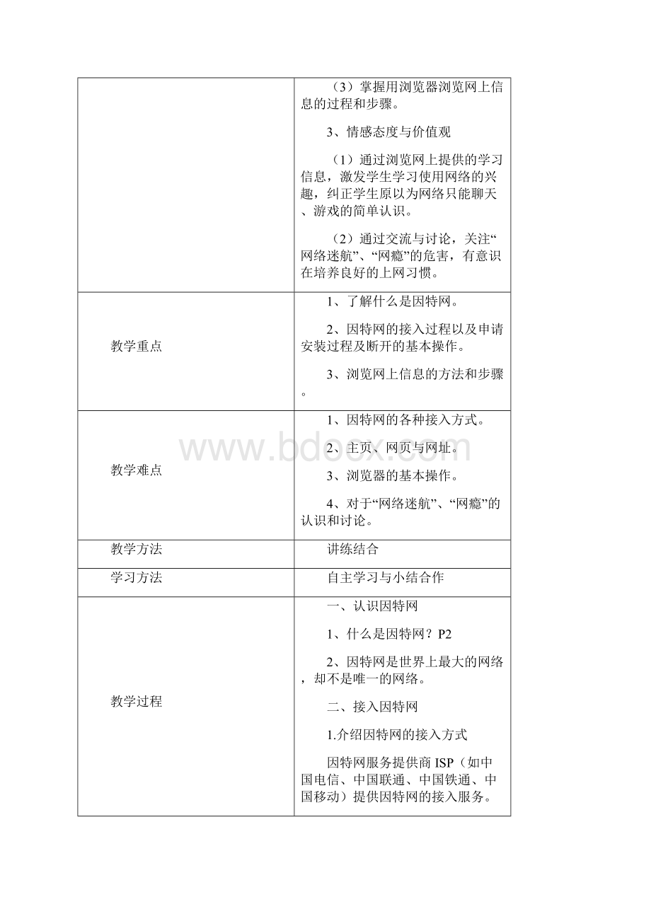 广东高等教育出版社B版信息技术七年级上册教案.docx_第2页