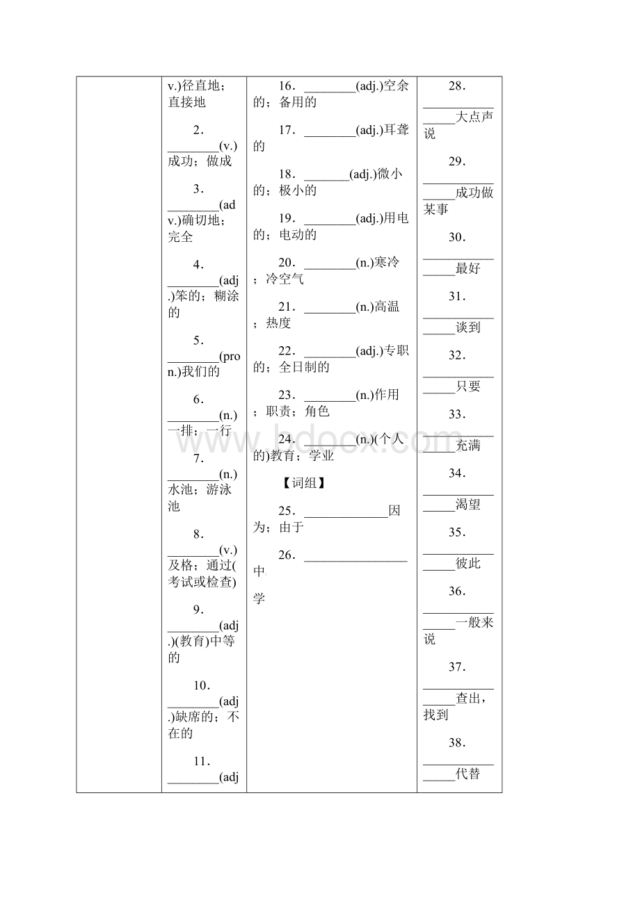 参考中考英语考点复习 第20课时 九下 Modules 13测试题 外研版Word格式.docx_第2页