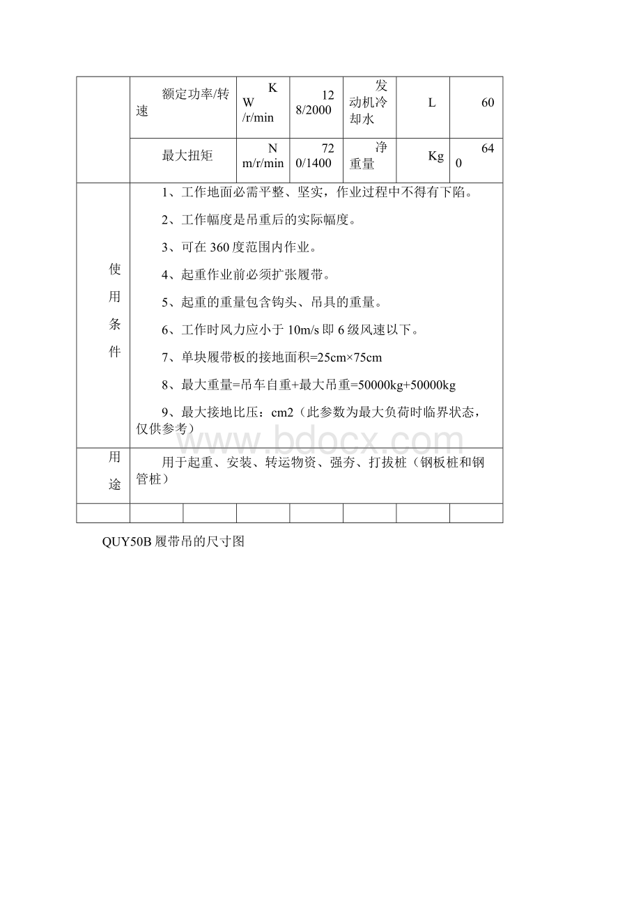 50t履带吊50t汽车吊参数Word格式.docx_第3页