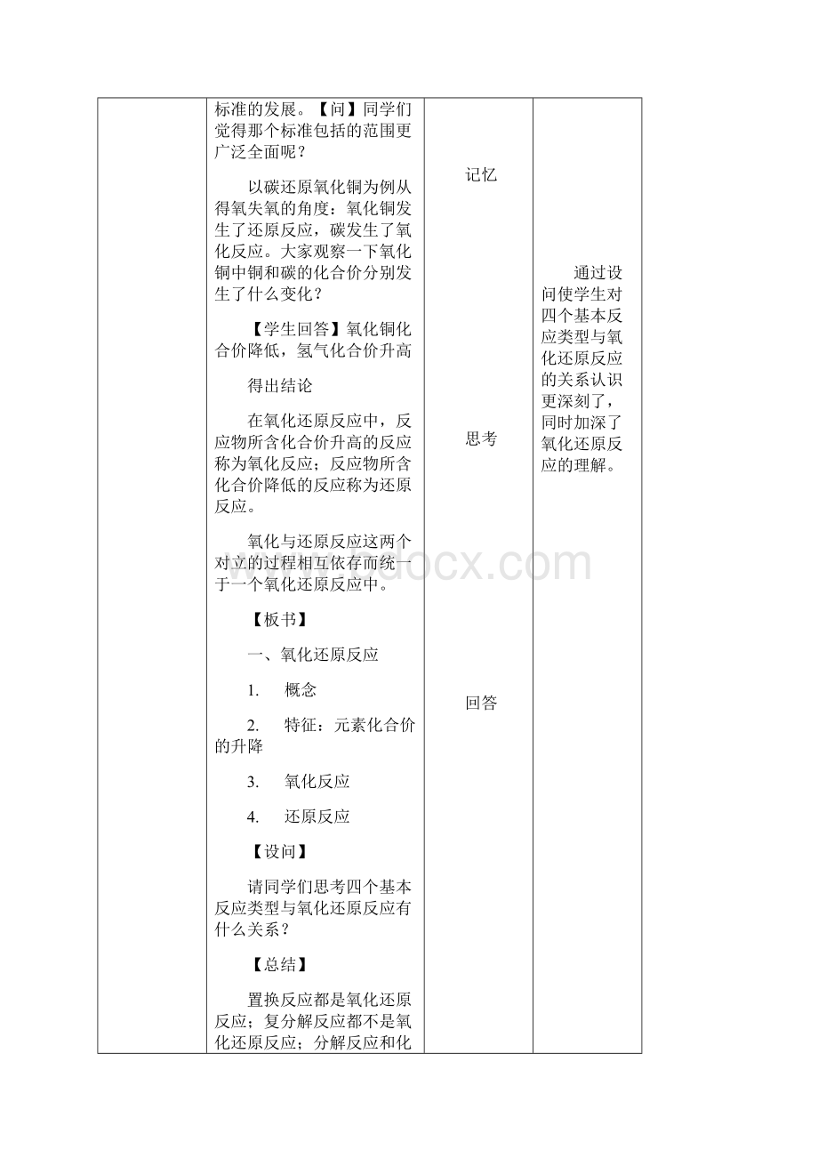 高中化学《氧化还原反应》教学设计学情分析教材分析课后反思Word格式文档下载.docx_第3页