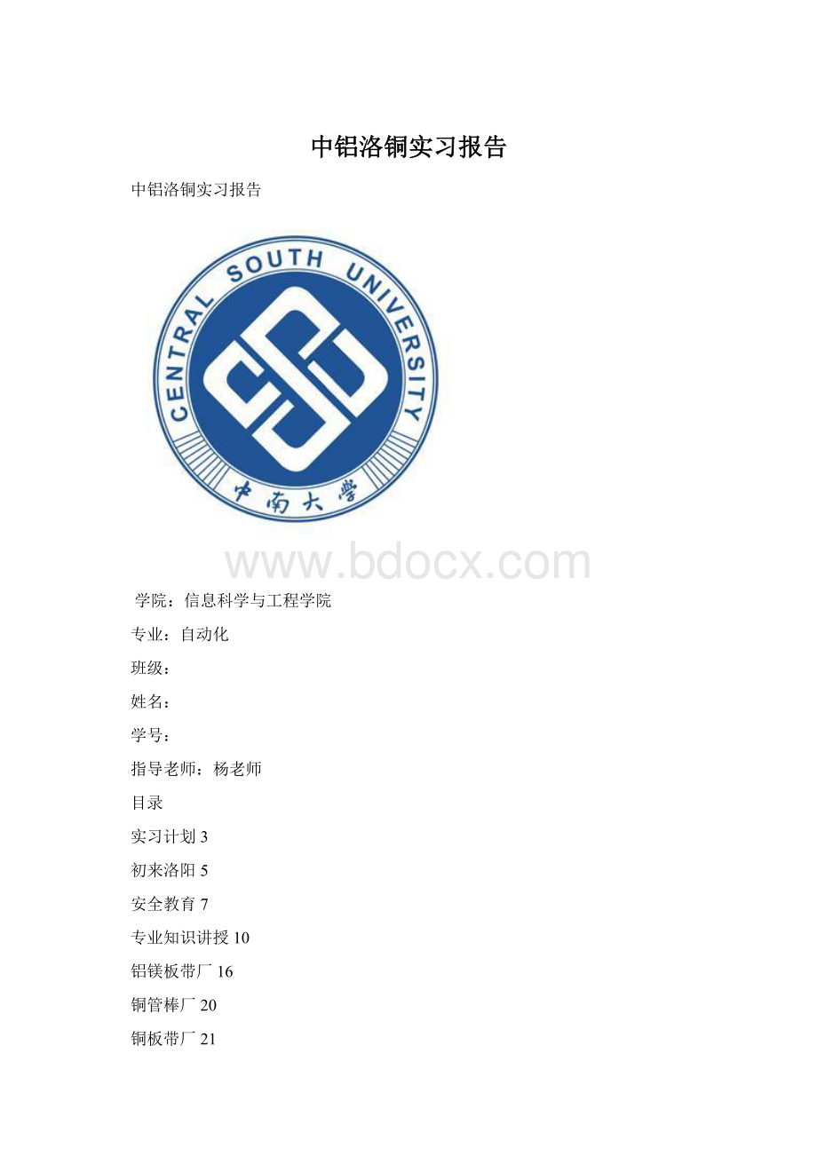 中铝洛铜实习报告.docx