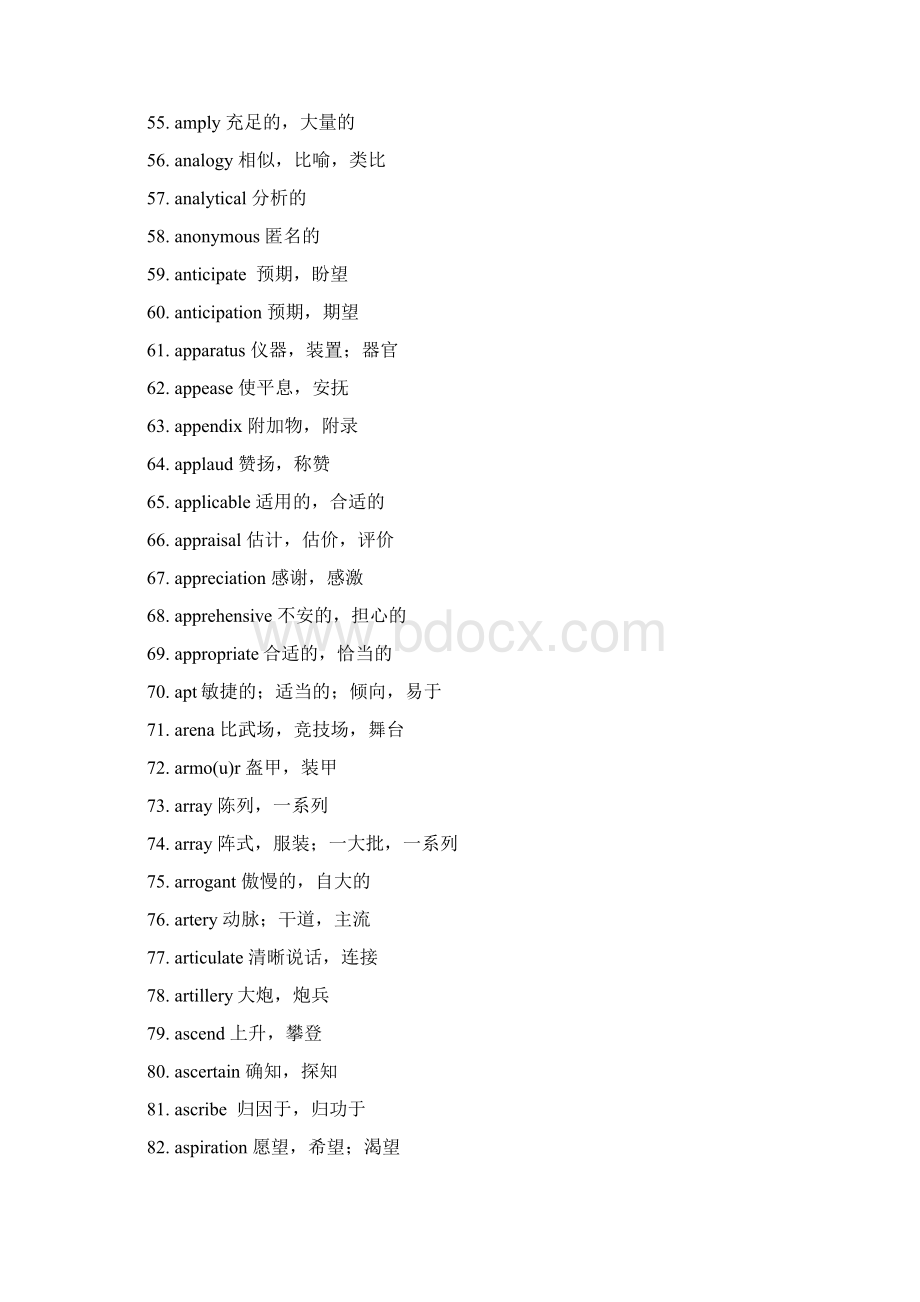 考研英语高频词汇下载1030词Word文件下载.docx_第3页