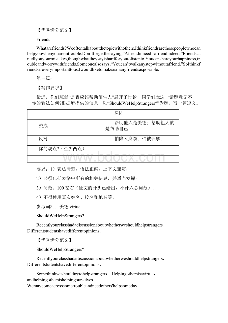 中考前必背的3篇优秀满分英语作文.docx_第2页