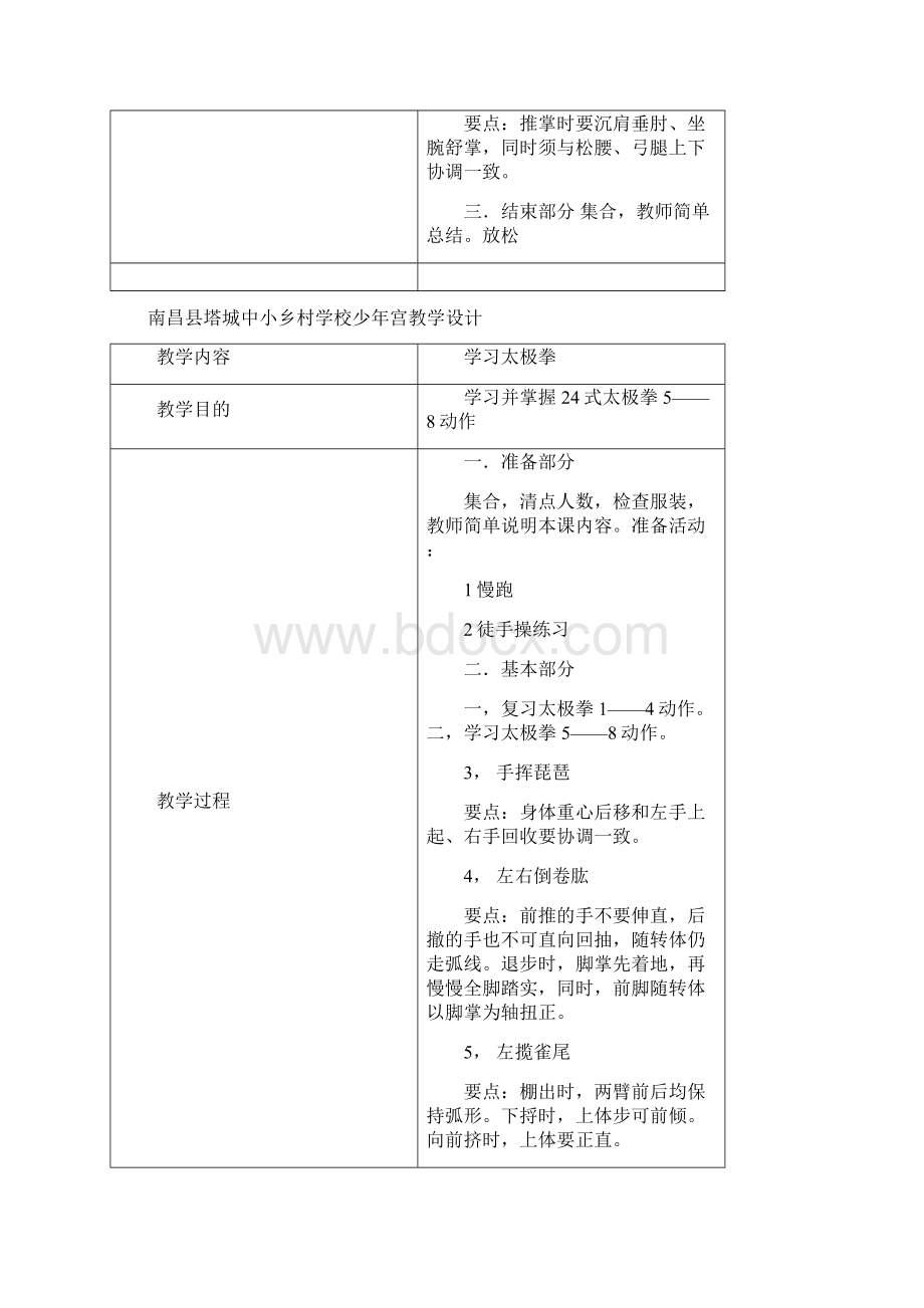 少年宫教学设计表.docx_第2页