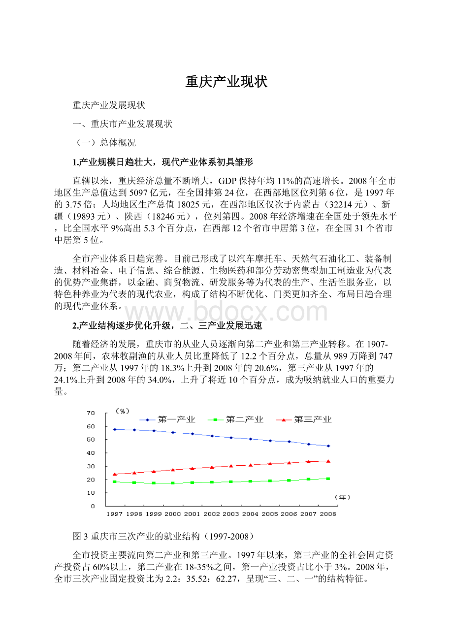 重庆产业现状.docx