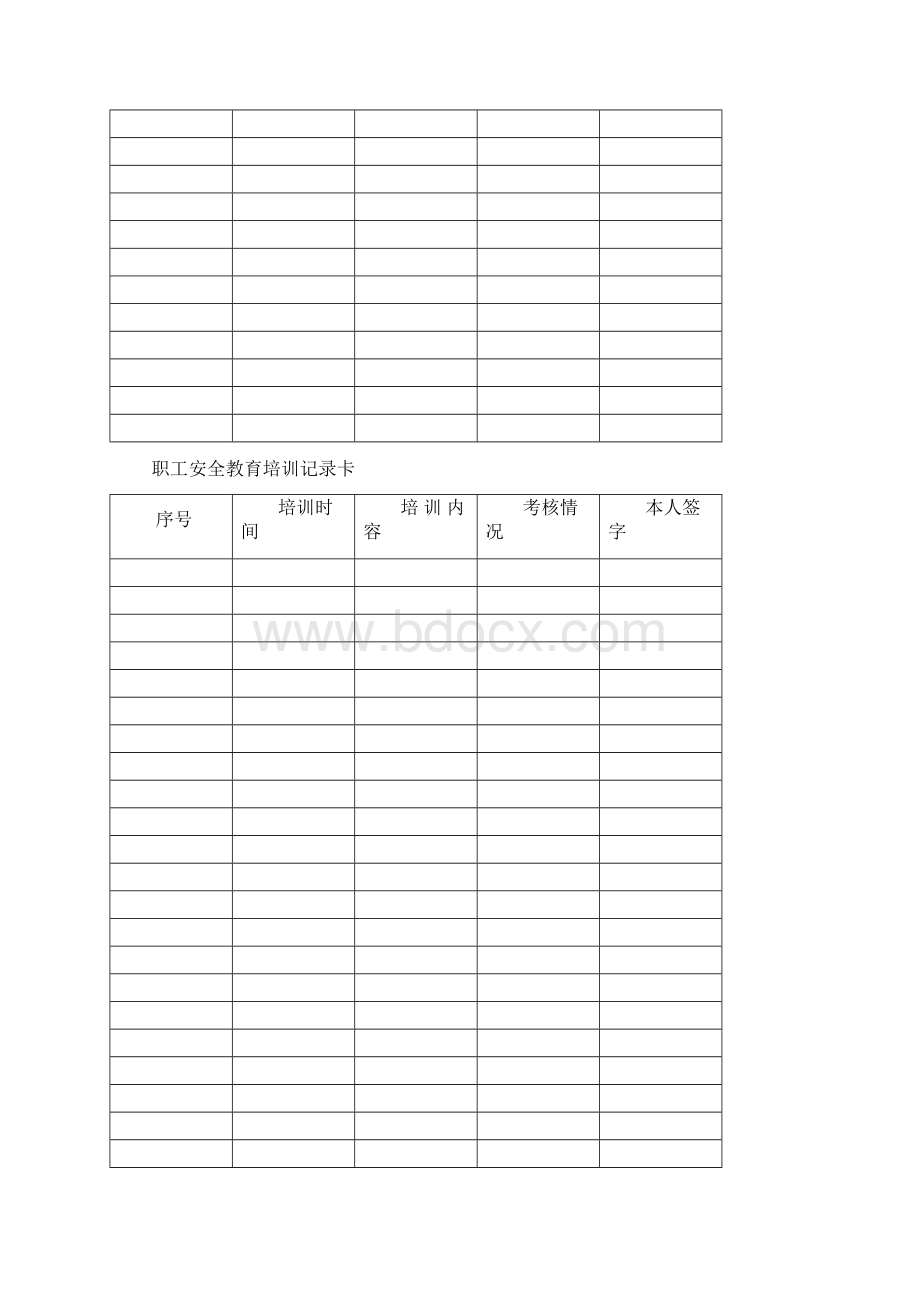 职工安全生产教育培训档案Word文件下载.docx_第3页