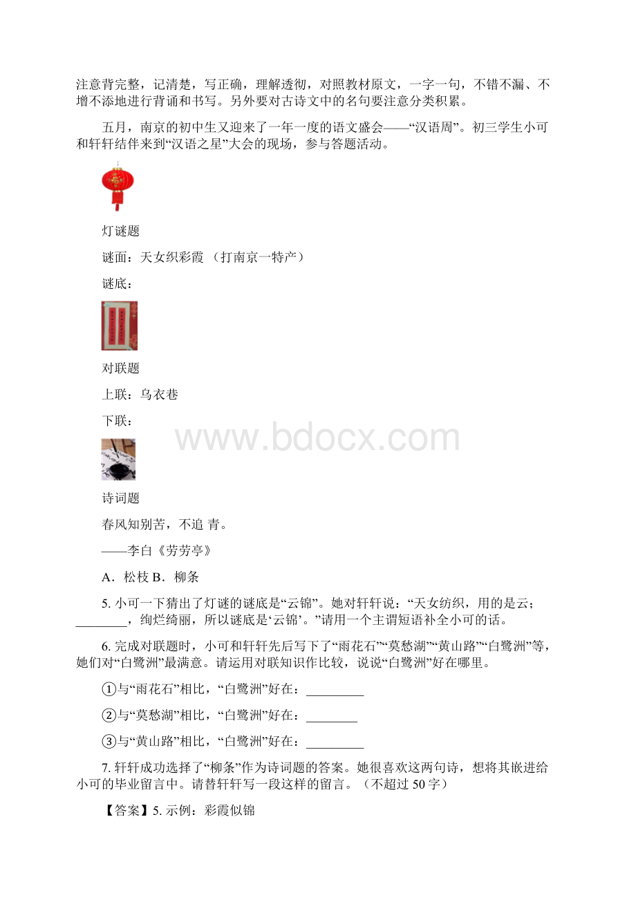 江苏省南京市中考语文试题附解析.docx_第3页