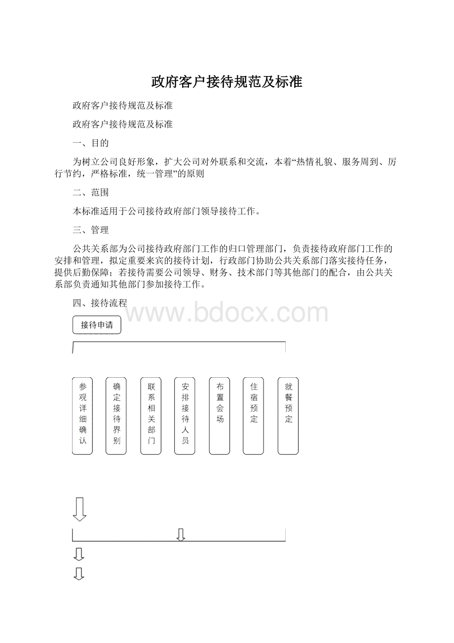 政府客户接待规范及标准Word格式.docx_第1页