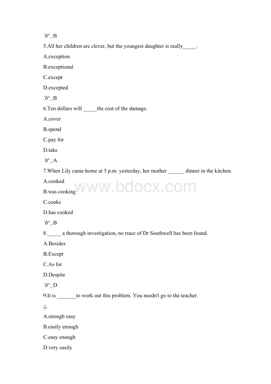 东大21春学期《大学英语二》在线平时作业3标准答案Word格式文档下载.docx_第2页