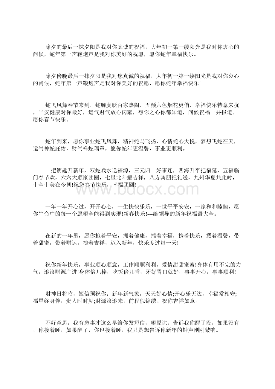 经典除夕给领导的祝福语Word格式文档下载.docx_第3页