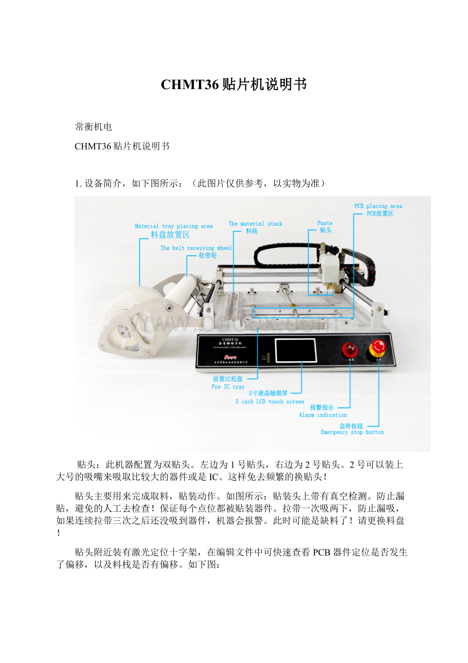 CHMT36贴片机说明书Word格式文档下载.docx_第1页