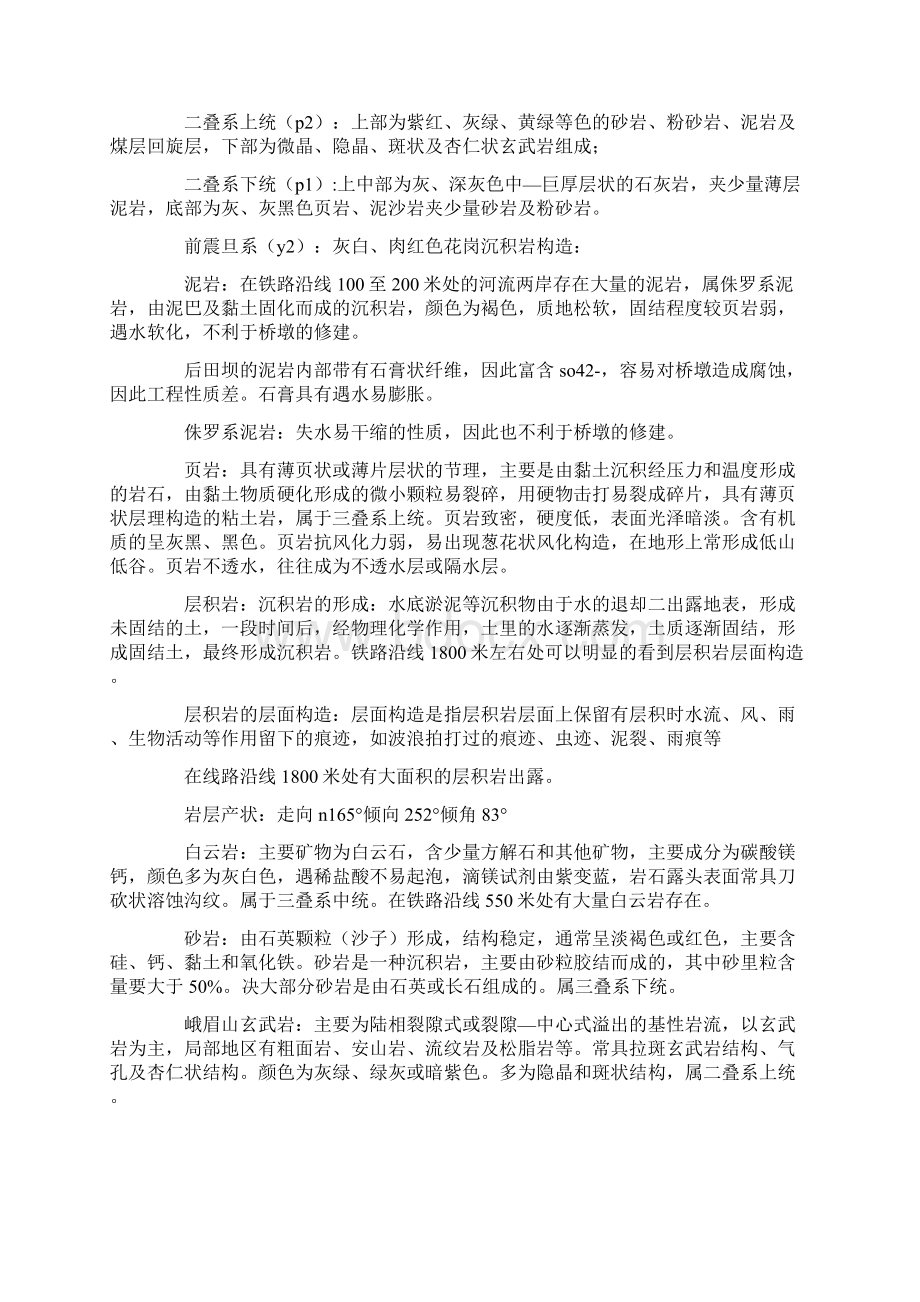 土木工程地质实习报告Word文档下载推荐.docx_第3页