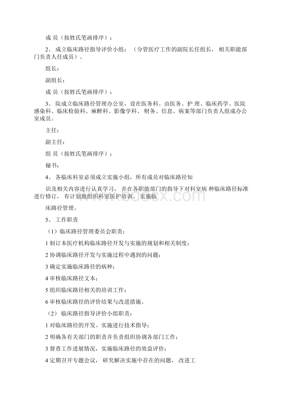 临床路径管理制度与实施计划方案Word格式.docx_第3页