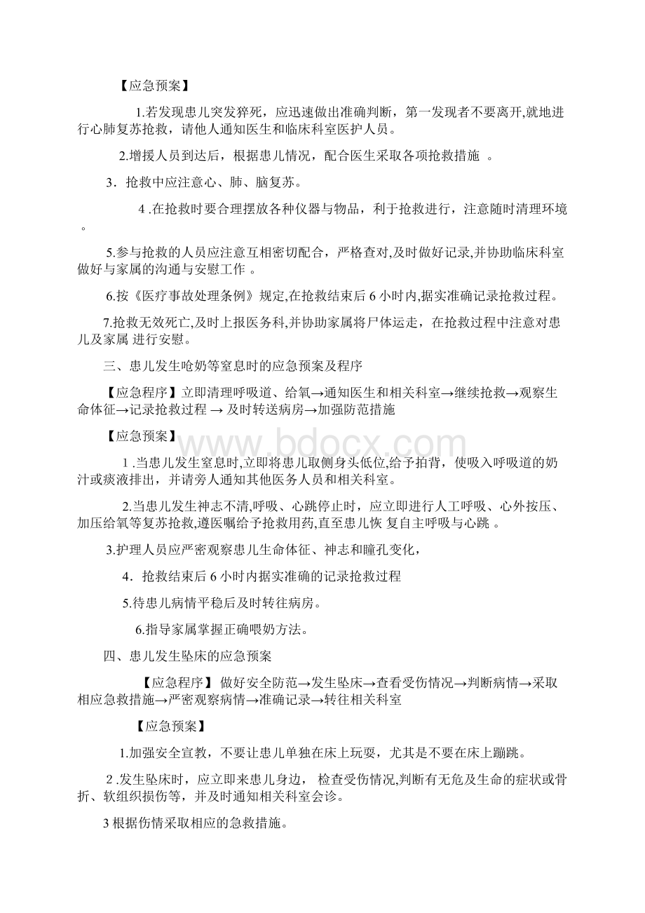 儿童保健门诊突发事件应急预案订稿.docx_第3页