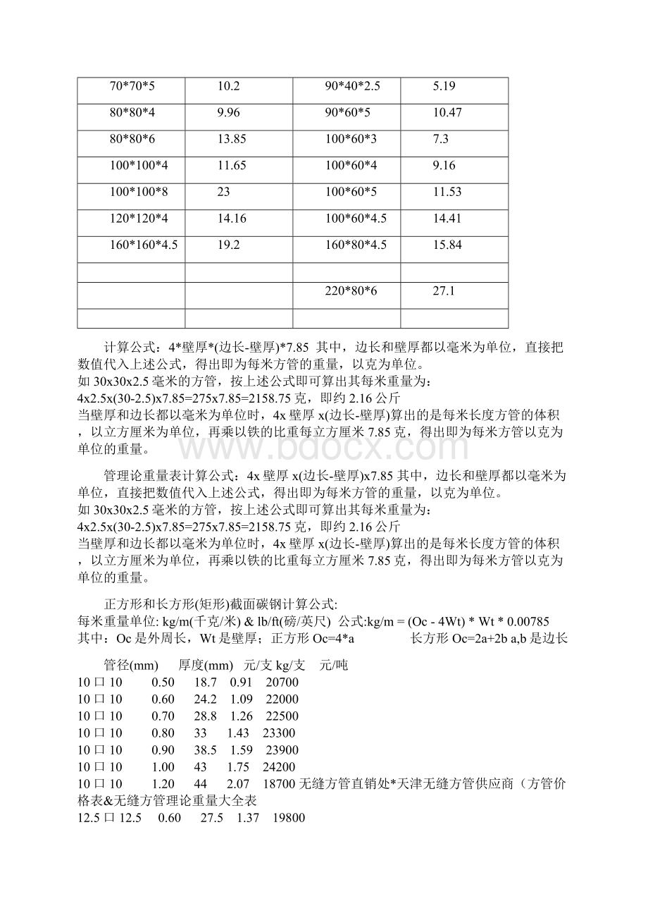 方管理论重量表计算公式78069教学内容.docx_第3页