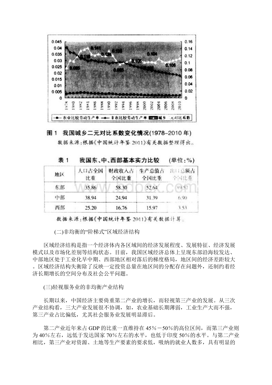 中国经济结构的非均衡性质与均衡化机制.docx_第2页