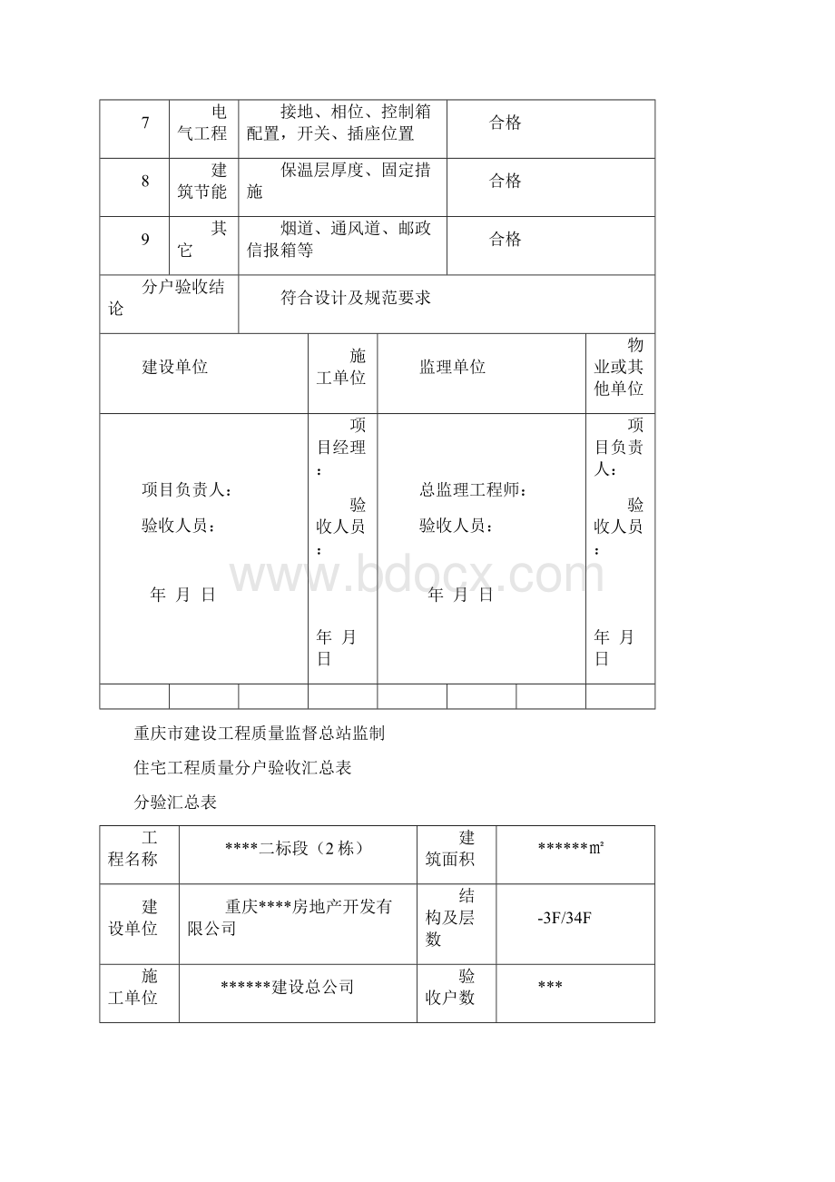 住宅工程质量分户验收表新表格.docx_第2页