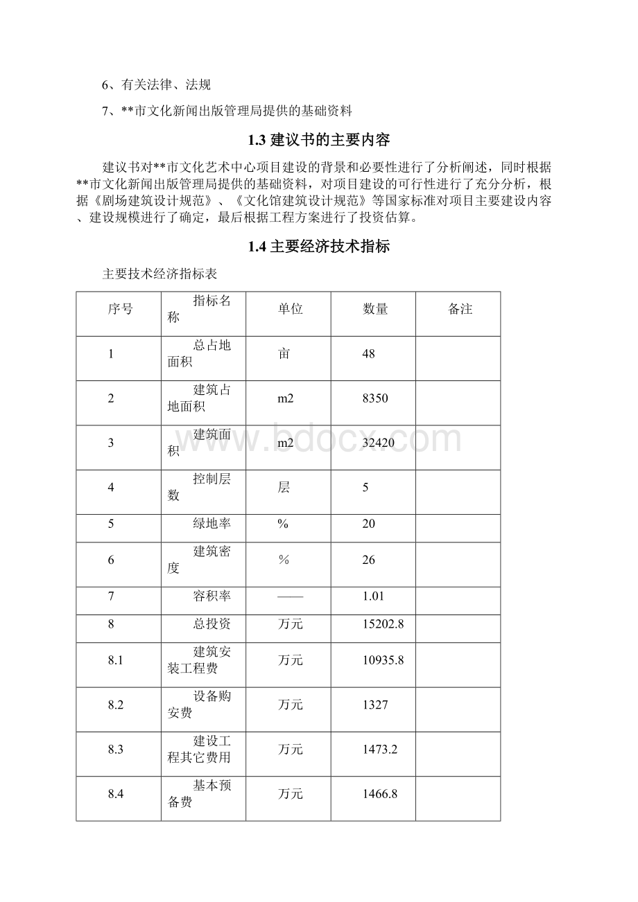 市文化艺术中心项目建议书Word格式文档下载.docx_第2页