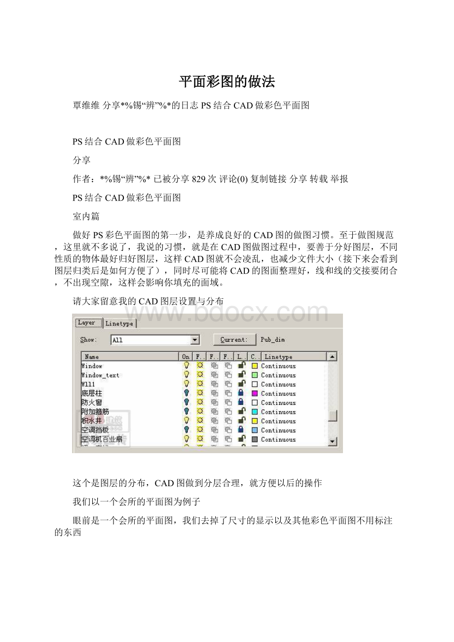 平面彩图的做法Word文档下载推荐.docx