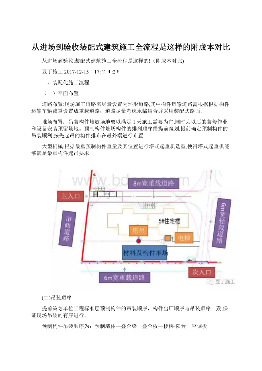 从进场到验收装配式建筑施工全流程是这样的附成本对比.docx_第1页