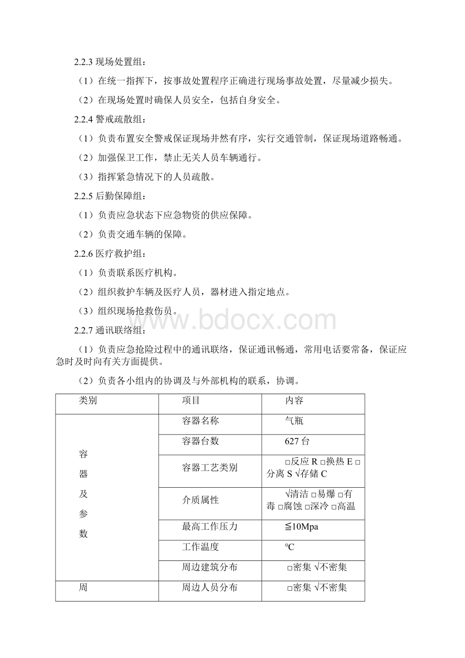 压力容器应急救援预案DOC 23页.docx_第3页