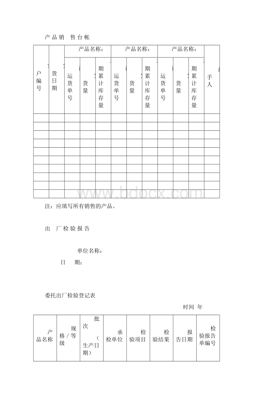 食品生产加工企业五本台账Word文档格式.docx_第3页