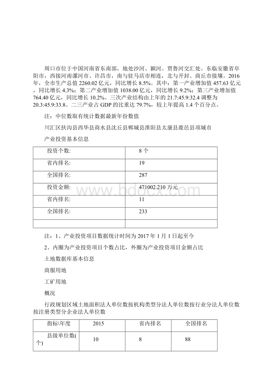 周口市宏观经济与社会发展基础数据分析报告.docx_第2页