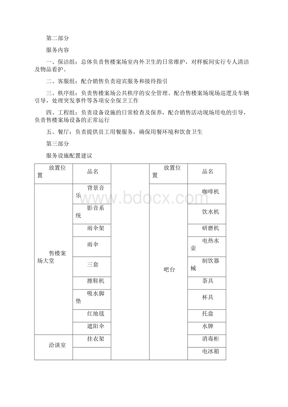 中南锦城售楼案场物业服务方案之欧阳术创编Word文件下载.docx_第2页