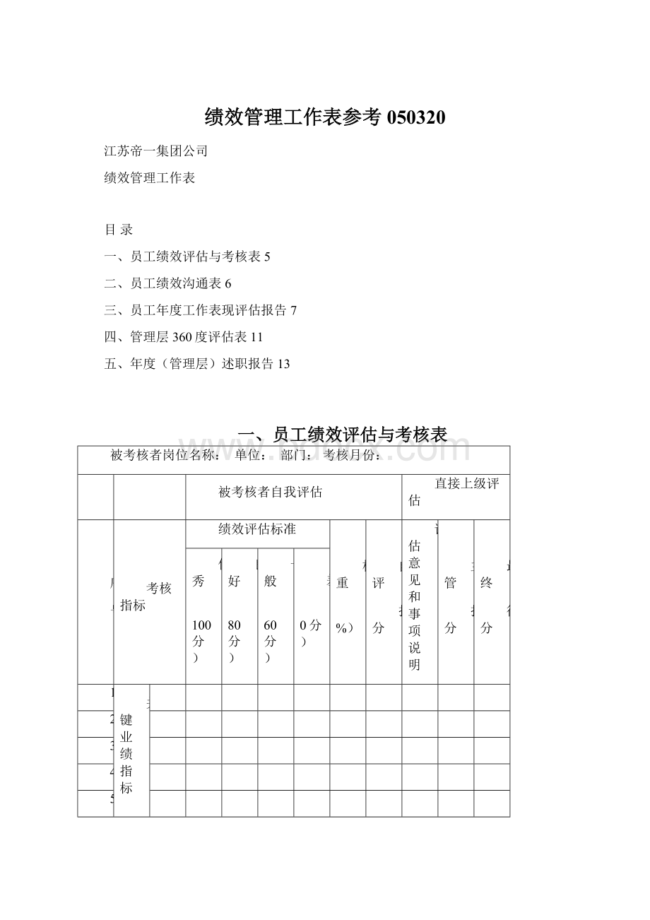 绩效管理工作表参考050320.docx