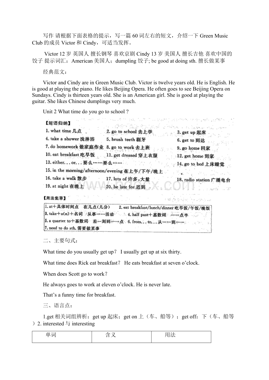 人教版七年级下册英语14单元知识点总结和练习题66299.docx_第3页