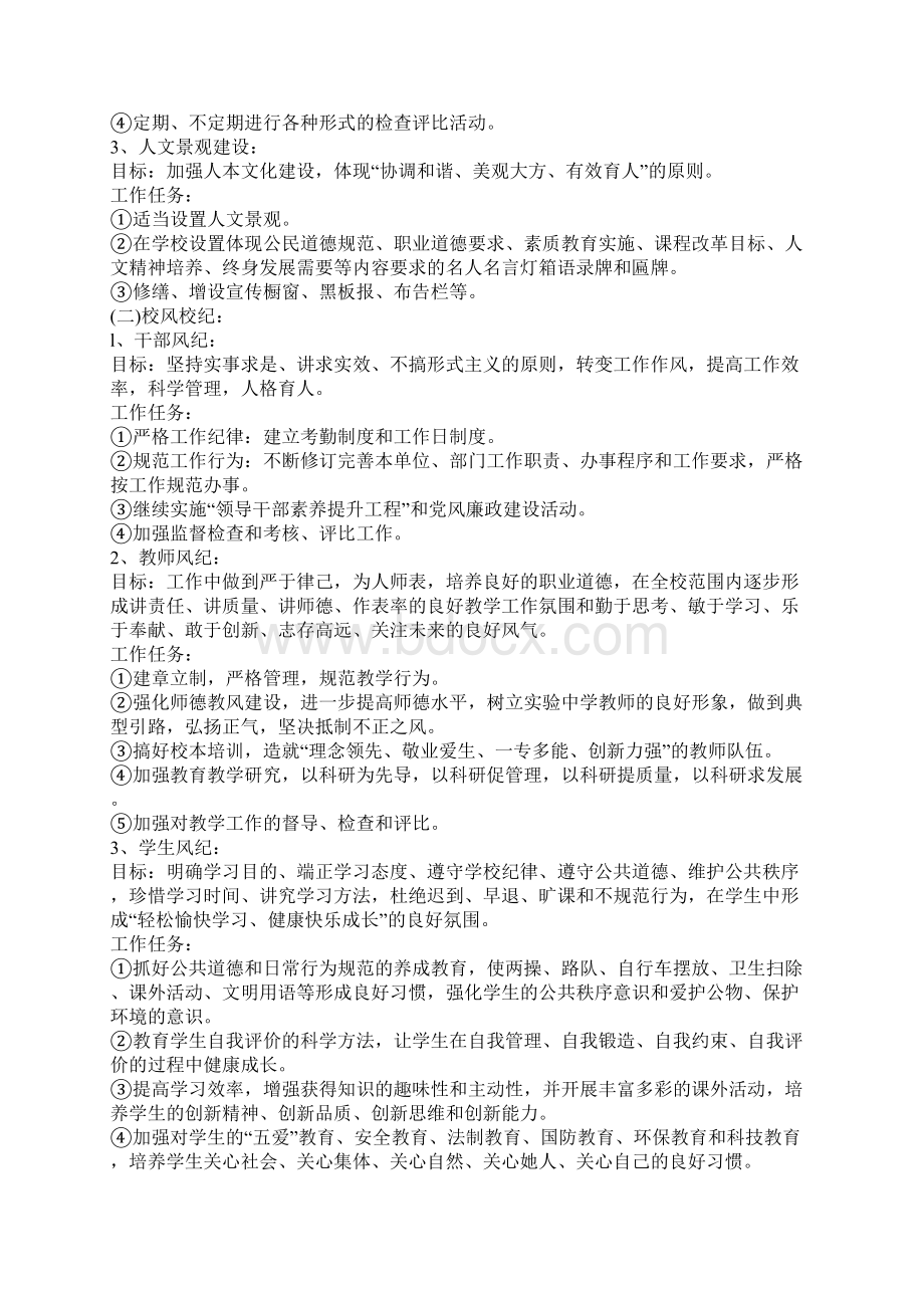 校园文化建设整体规划方案Word下载.docx_第2页