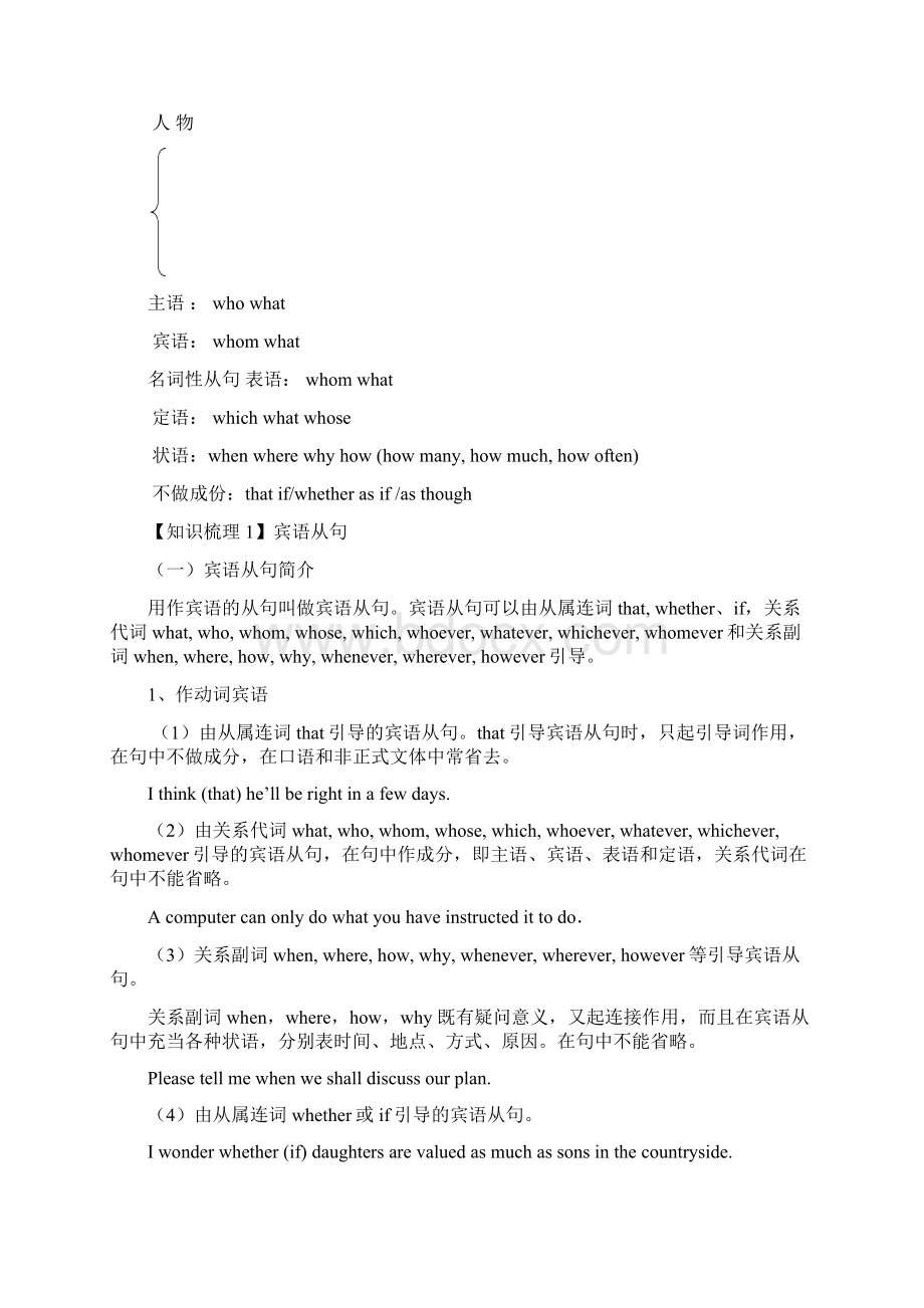 上海高中宾语从句和表语从句专题讲义.docx_第2页