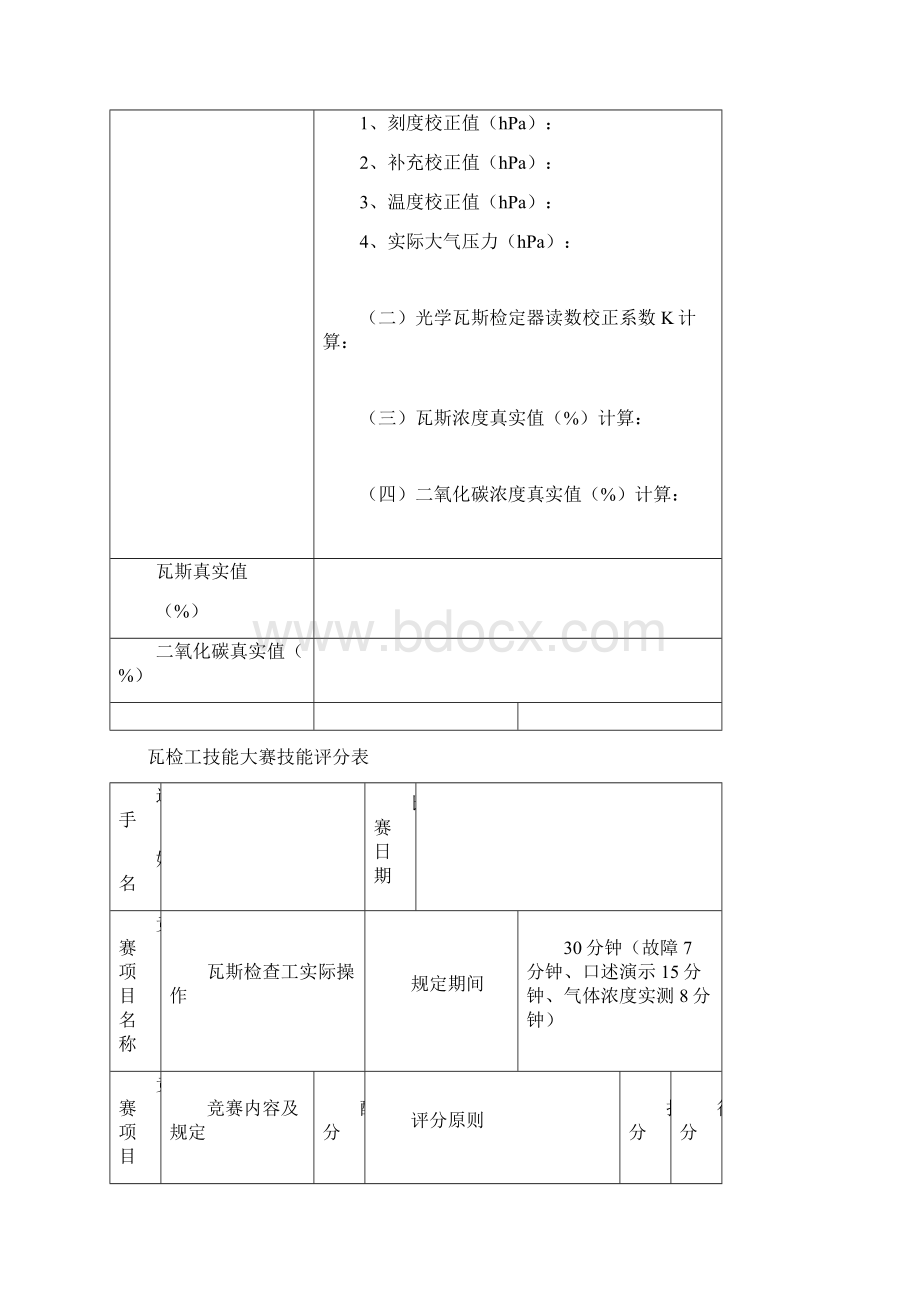 瓦斯检查工技能大赛专项项目.docx_第3页