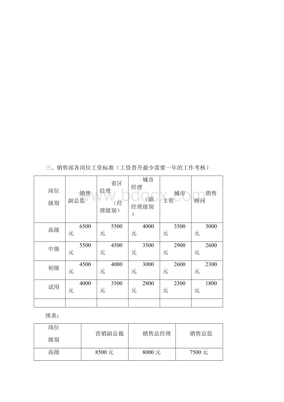 可心可人销售绩效考核及薪酬体系管理Word文件下载.docx_第3页