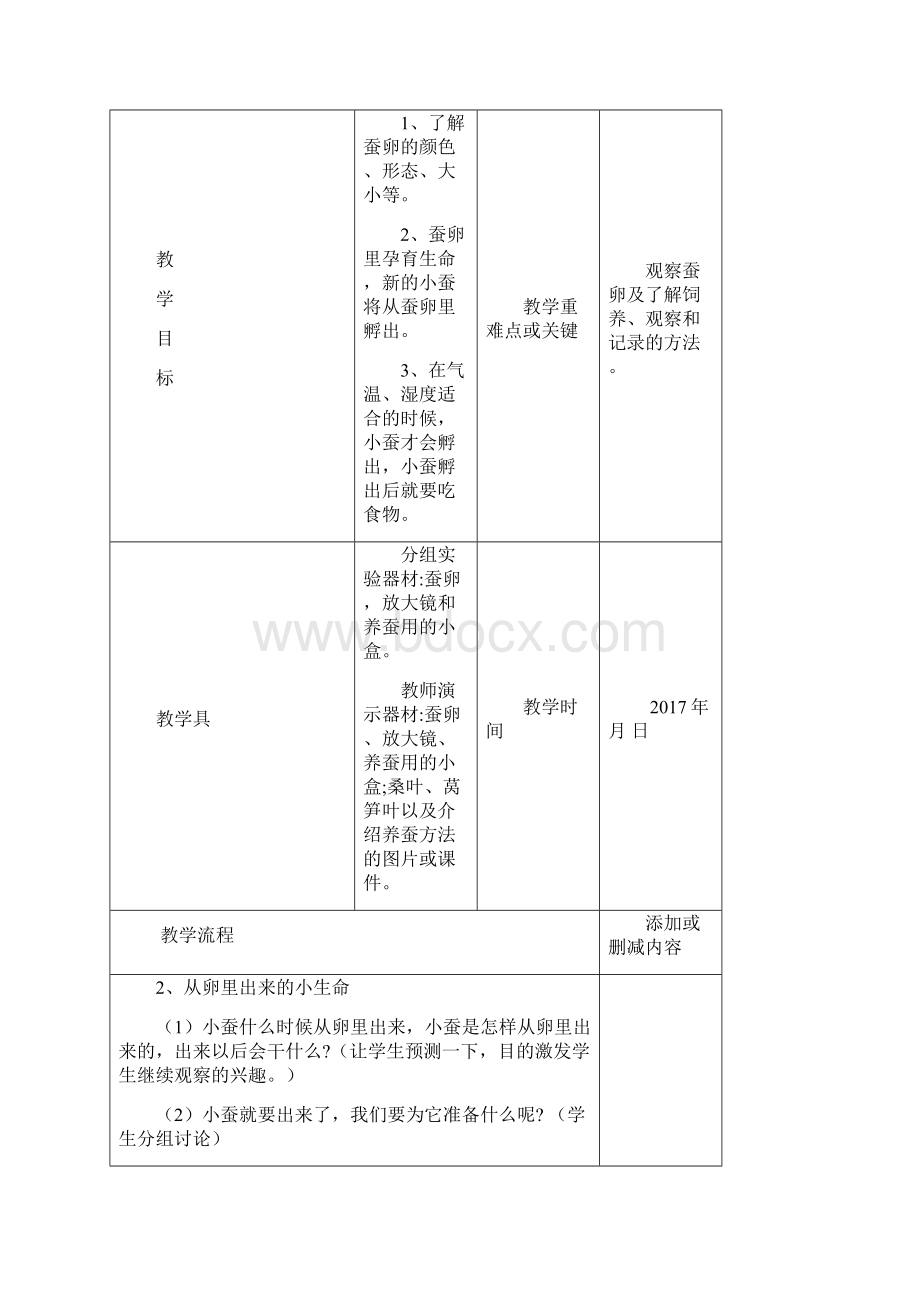 教科版小学科学三年级下册第二单元教案.docx_第3页