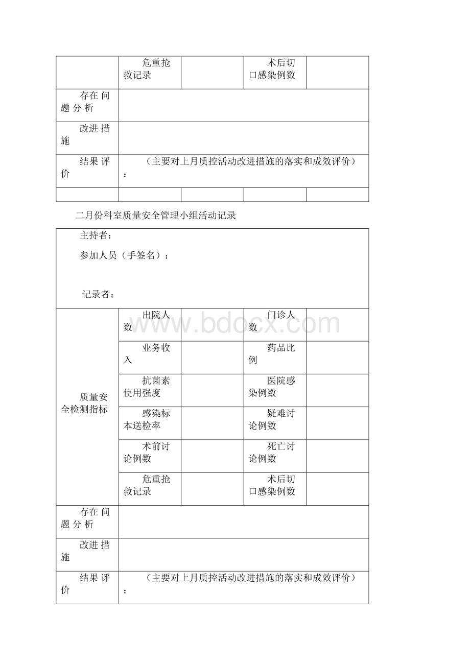 医疗质控记录本Word格式.docx_第3页