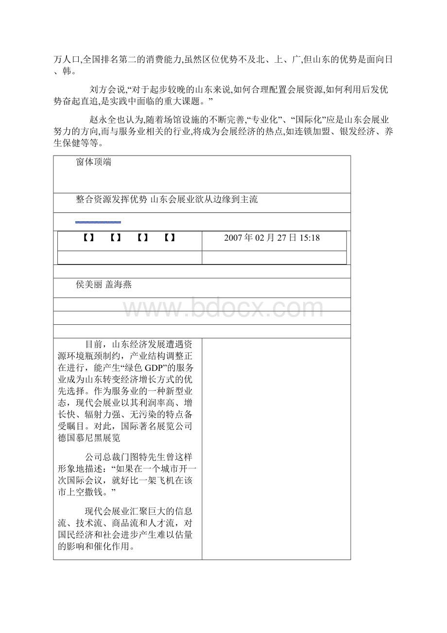 山东会展业的优势与不足Word下载.docx_第3页