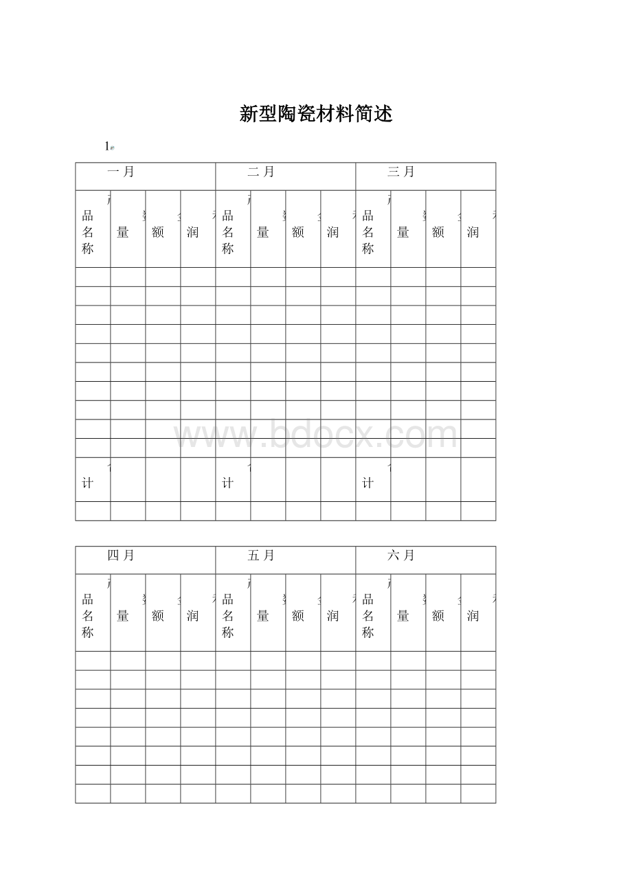 新型陶瓷材料简述.docx