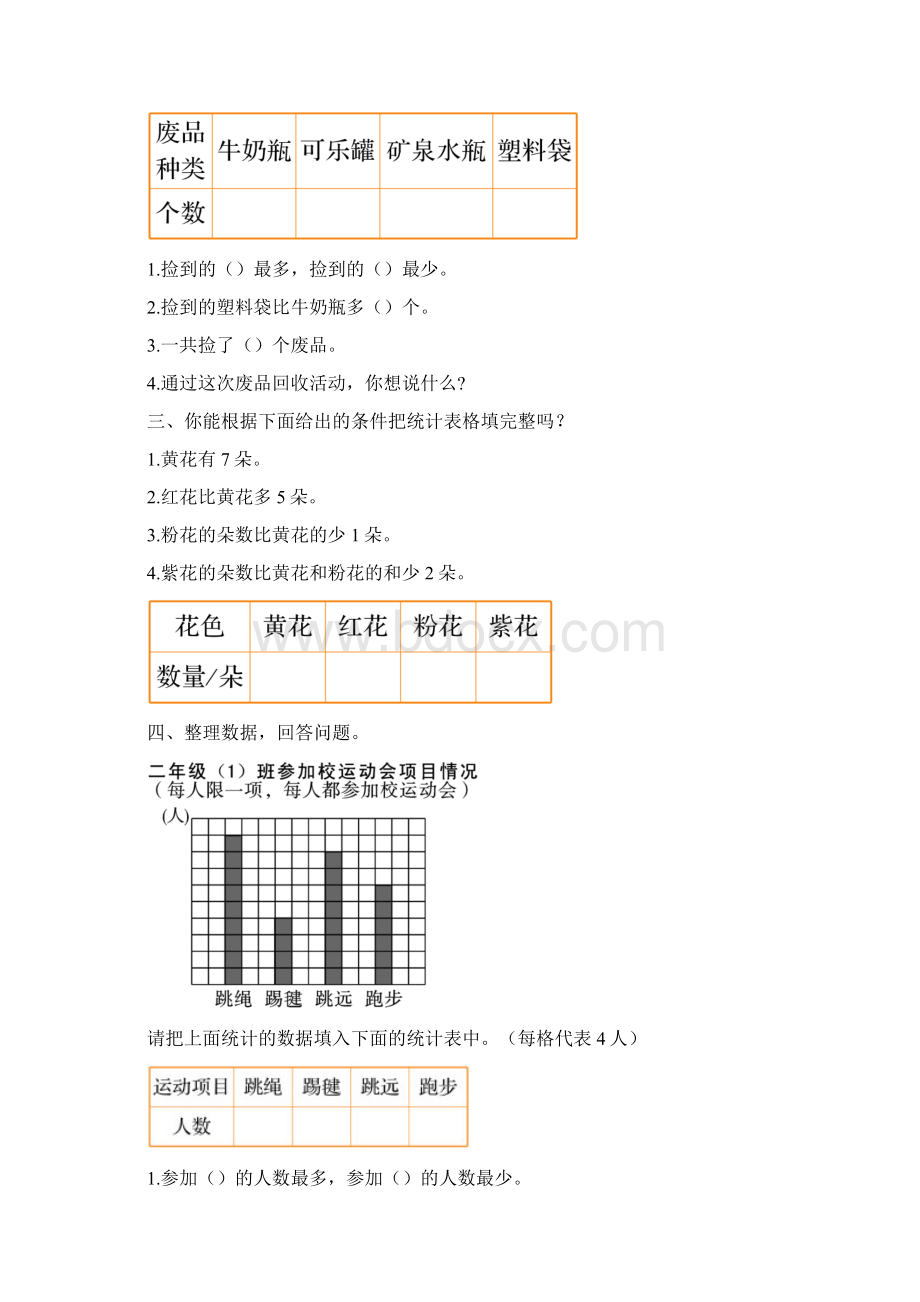 最新人教版三年级数学下册期中综合复习题Word格式.docx_第2页