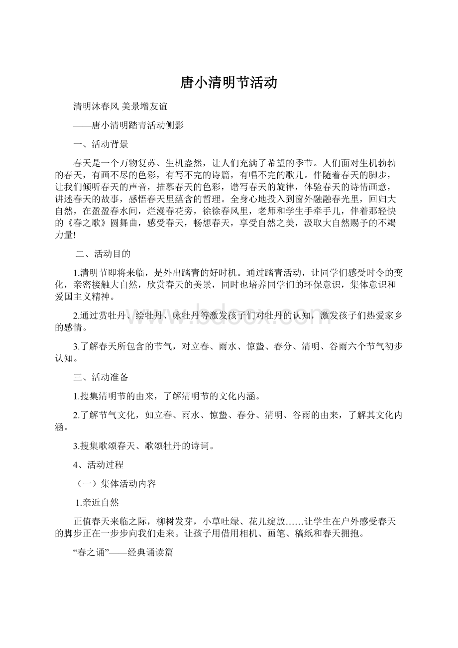 唐小清明节活动Word格式.docx_第1页