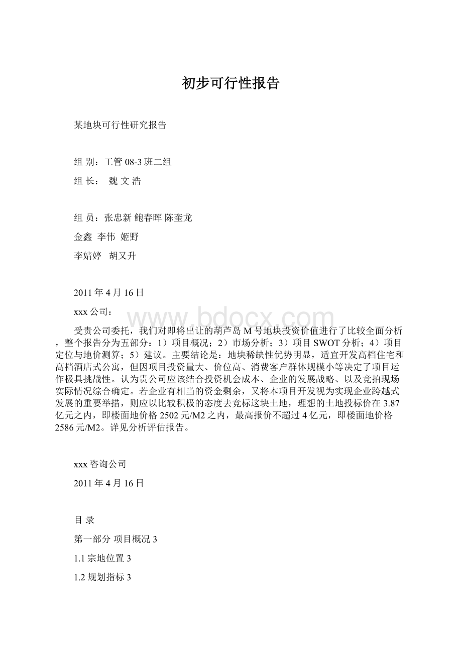 初步可行性报告.docx