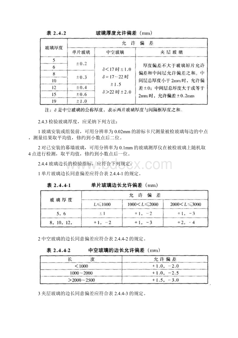 玻璃幕墙工程项目质量验收标准.docx_第3页