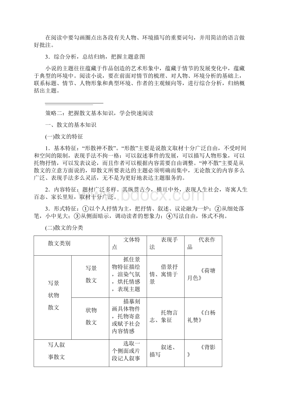 高考语文总复习备考练解题讲座7高考文学类文本阅读题设考方向及解题策略.docx_第3页