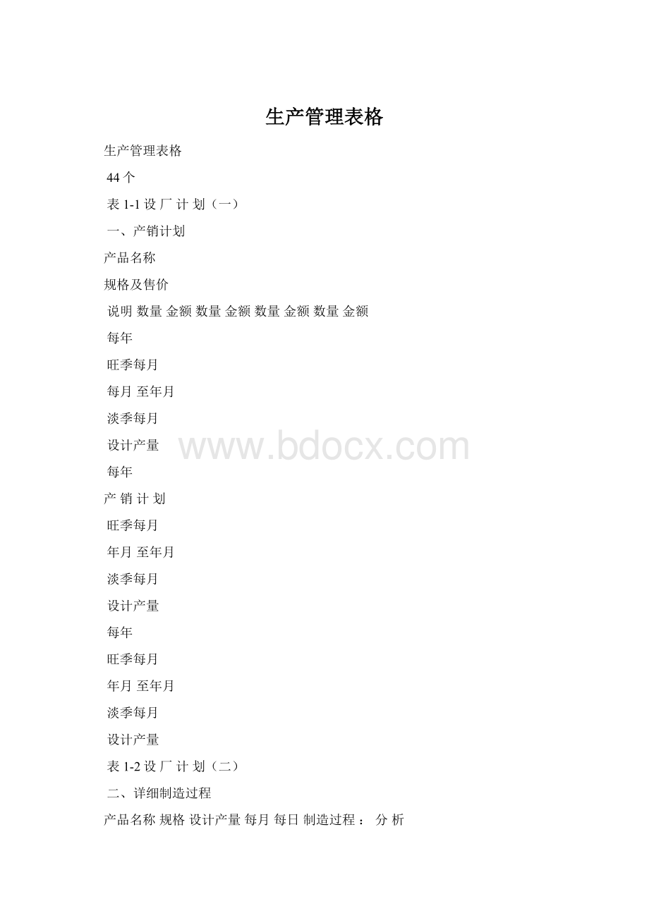 生产管理表格Word下载.docx_第1页