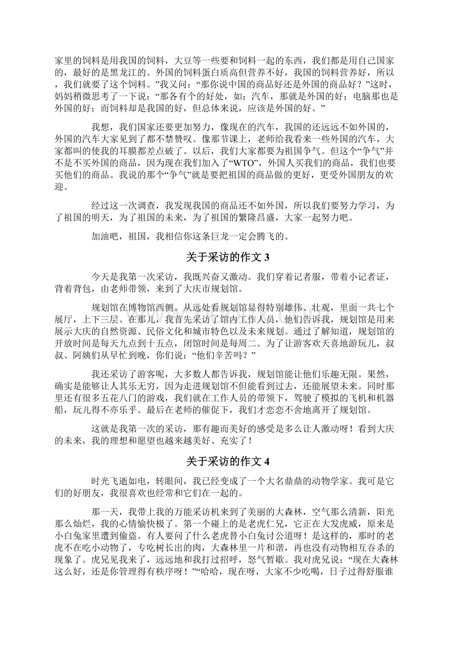 采访的作文Word文档下载推荐.docx_第2页