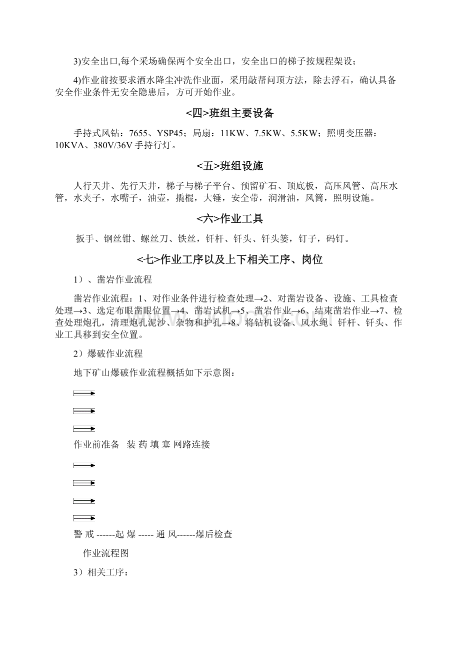 凿岩班组安全标准化实施方案.docx_第2页